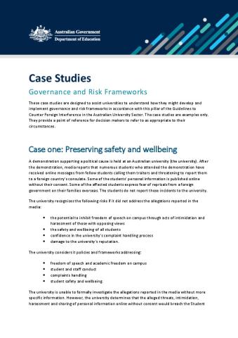 Case Studies - Governance and risk frameworks.pdf