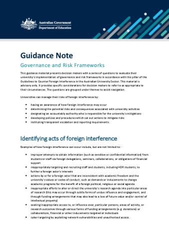 Guidance note - Governance and risk frameworks.pdf