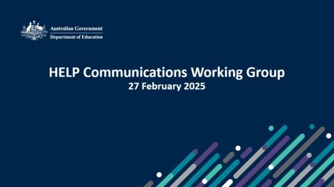 HELP Communication Working Group 27 February 2025 thumbnail