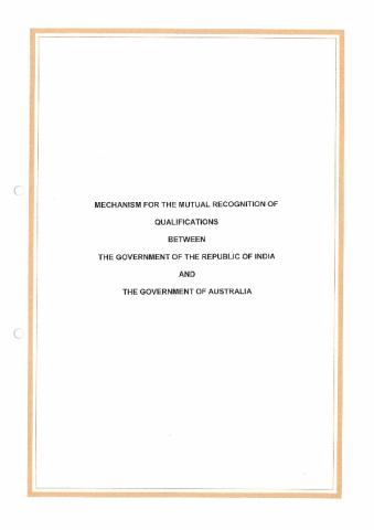 Mechanism for the Mutual Recognition of Qualifications between Australia and India - English version - Ministerial signed.pdf