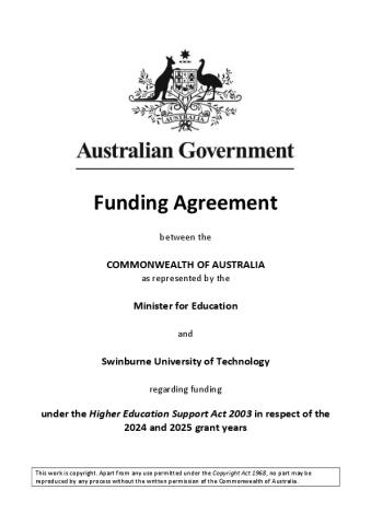 Swinburne University of Technology 2024-2025 CGS Funding Agreement - Feb 2025.pdf