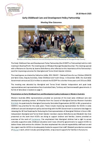 ECCDPP Meeting 9 Outcomes.pdf