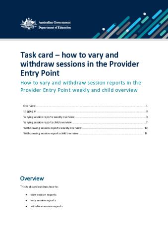 Task card - How to vary and withdraw session reports in the Provider Entry Point.pdf