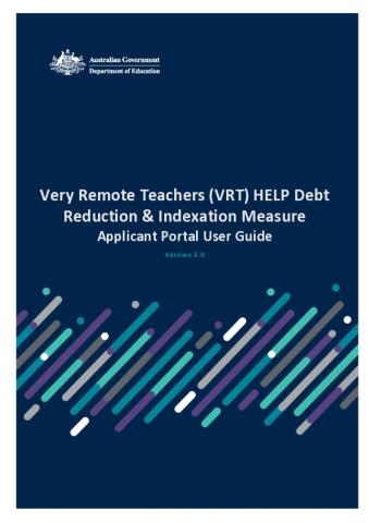 User Guide for Very Remote Teachers Applicant Portal.pdf