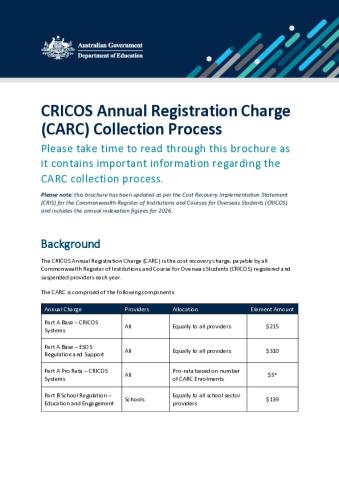 CRICOS Annual Registration Charge Brochure 2026.pdf