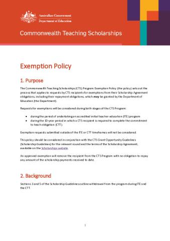 Exemption Policy.pdf