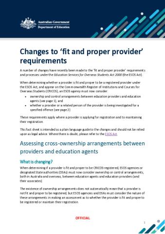 2025 - Fact Sheet - Fit and proper provider requirements.pdf