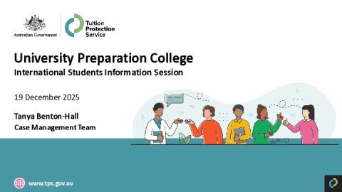 University Preparation College - International Students Information Session Slides.pdf