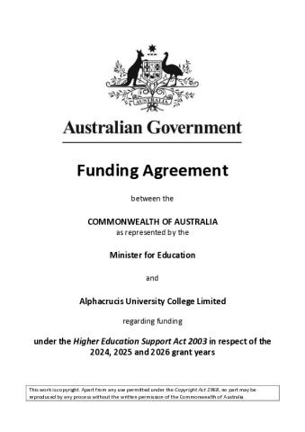 Alphacrucis University College Limited CGS Funding Agreement  2024-26.pdf