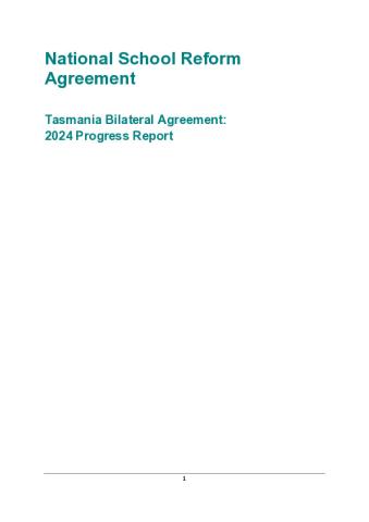 Tasmania Bilateral Agreement - 2024 Progress Report.pdf