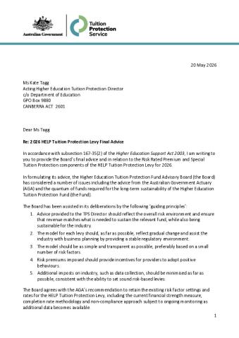 Final Board Advice to TPS Director on 2026 HELP Levy Settings.pdf
