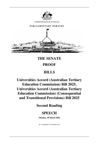 Hansard - Walsh 2RS Senate 30 March 2026.pdf
