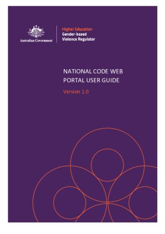 National Code Web Portal - User Guide.pdf