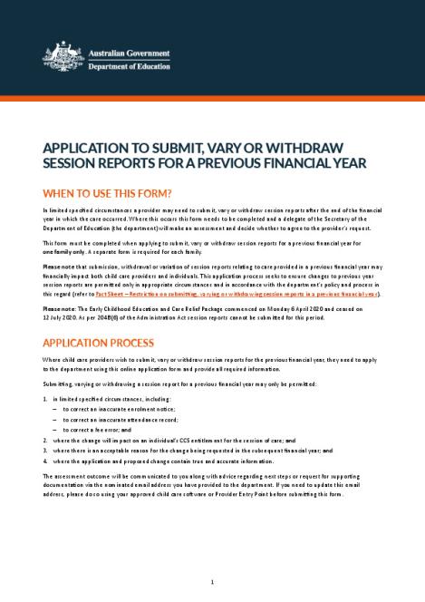 Application to submit, vary or withdraw session reports from a previous year.pdf