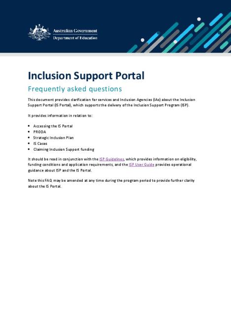 Inclusion Support Portal FAQs.pdf