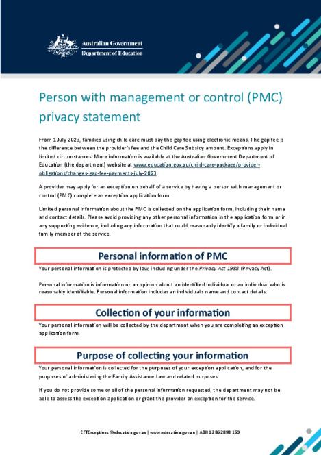 EFT Exception PMC Privacy Statement.pdf