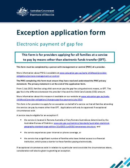 EFT Gap Fee Payment Exception – Offline application form – Service level.pdf