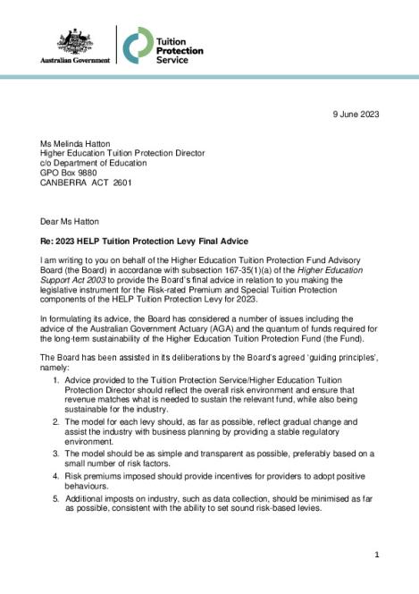 Final Board Advice to TPS Director on 2023 HELP Levy.pdf