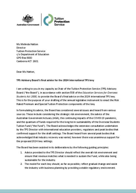 Final Board Advice to TPS Director on 2024 International TPS Levy.pdf