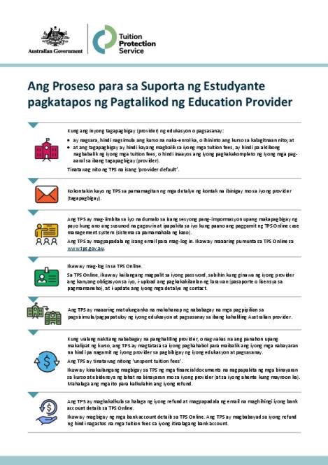 Tagalog - TPS Student Support Process following an Education Provider Default.pdf