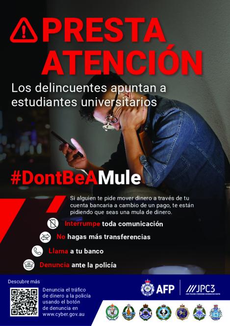 Australian Federal Police Poster 1_A3_Spanish - Web.pdf