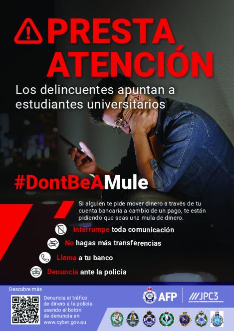 Australian Federal Police Poster 1_A4_Spanish - Web.pdf