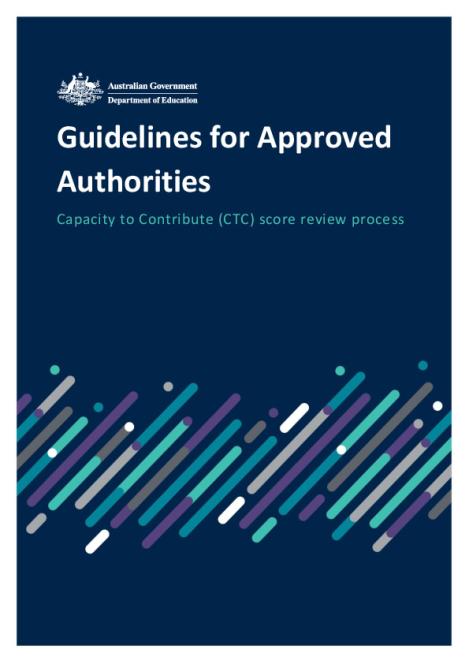 CTC score review Guidelines for Approved Authorities - October 2024 update.pdf