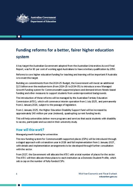 241217 - MYEFO factsheet - Reforms to funding for higher education FINAL.pdf