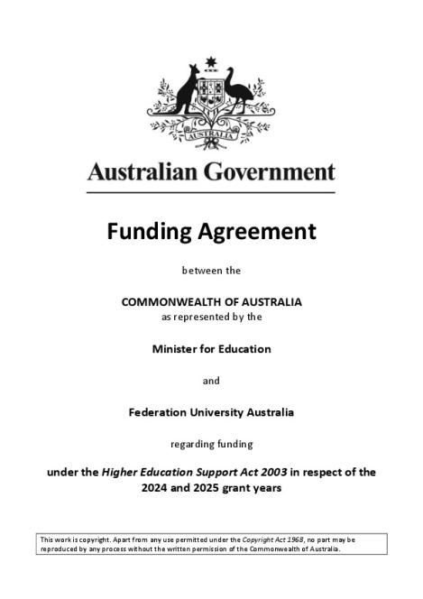 Federation University 2024-2025 CGS Funding Agreement - Feb 2025_0.pdf