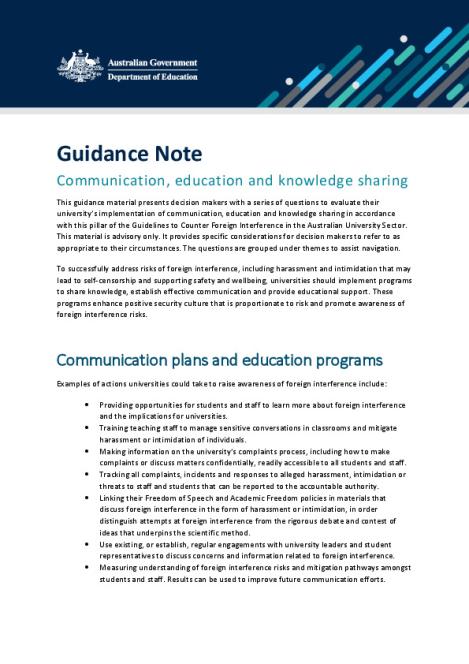 Guidance note - Communication, education and knowledge sharing.pdf