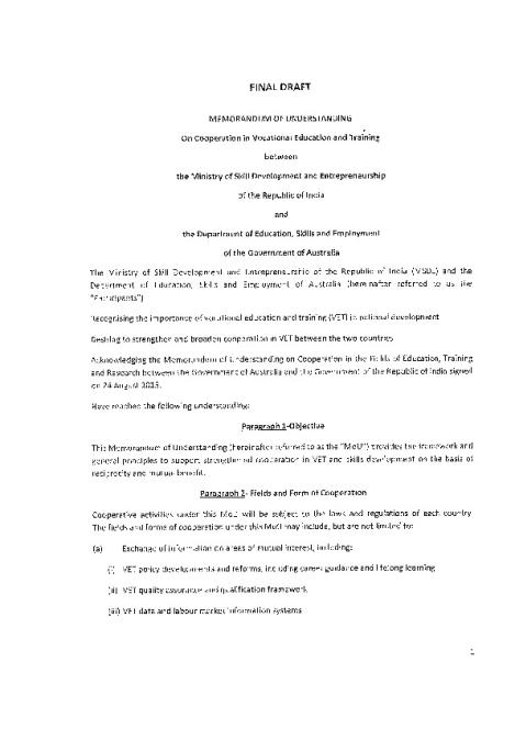 India - MOU on Cooperation in VET - 3 June 2020.pdf