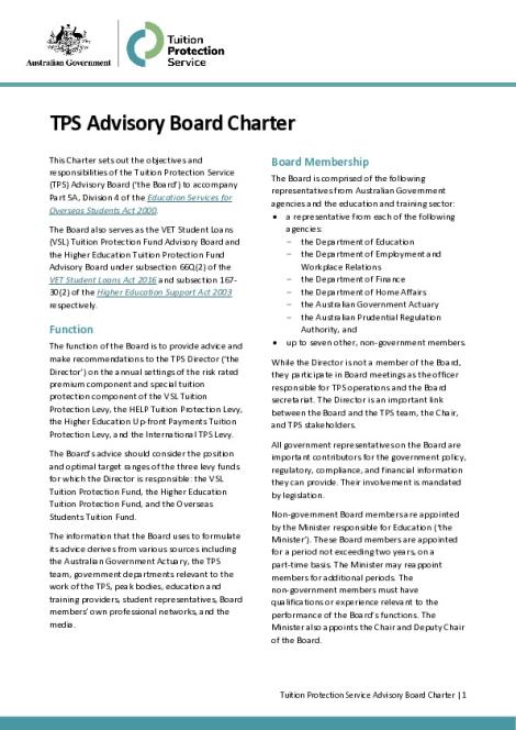 Tuition Protection Service Advisory Board Charter.pdf