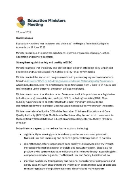 Education Ministers Meeting Communiqué - June 2025.pdf