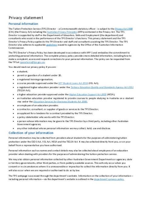 Privacy statement for DESE TPS webpage .pdf