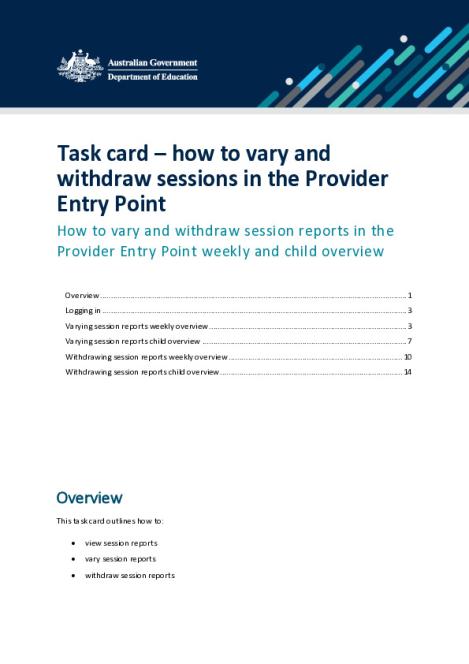 Task card - How to vary and withdraw session reports in the Provider Entry Point.pdf