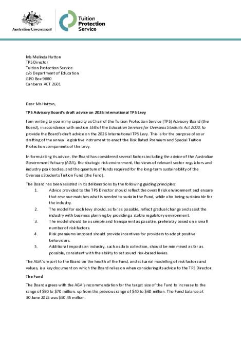 Draft Board Advice to TPS Director on 2026 International TPS Levy Settings.pdf