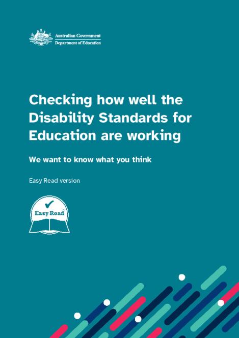 6427 - TSD - Disability Standards for Education Discussion Paper - ER - FA - Accessible.pdf