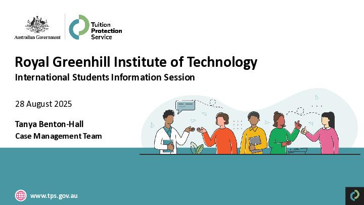 Royal Greenhill Institute of Technology - International Students Information Session Slides.pdf
