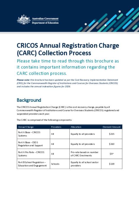 CRICOS Annual Registration Charge Brochure 2026.pdf