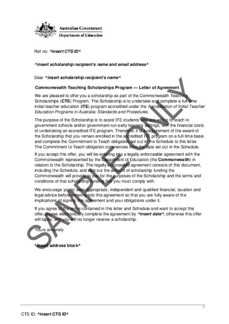 CTS Round 3 - Sample Scholarship Agreement.pdf