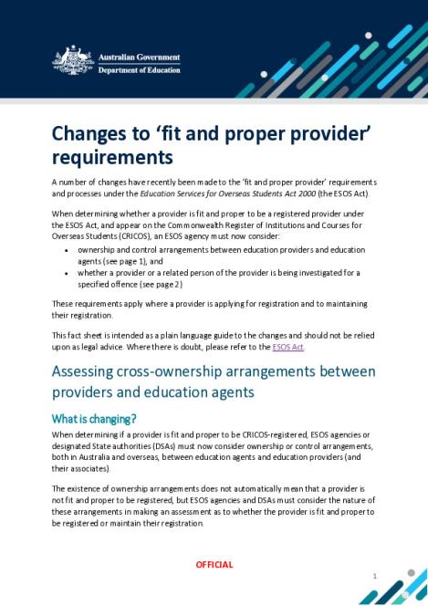 2025 - Fact Sheet - Fit and proper provider requirements.pdf