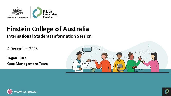 Einstein College of Australia - International Students Information Session Slides.pdf