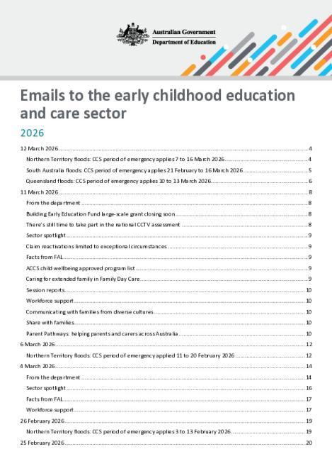 20260312 WPR 2026 Emails to the early childhood education and care sector updated 12 March 2026.pdf