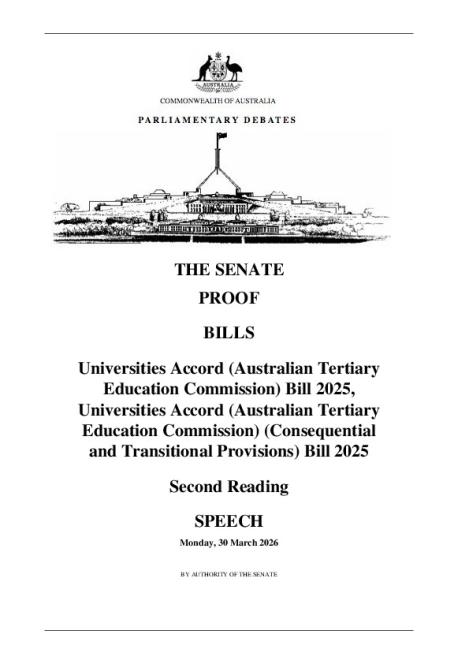 Hansard - Walsh 2RS Senate 30 March 2026.pdf