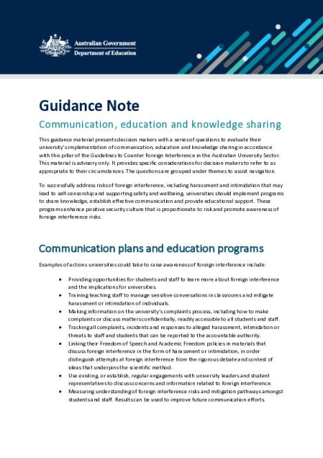 Guidance note - Communication, education and knowledge sharing 260528.pdf