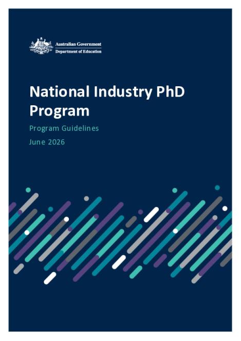 National Industry PhD Program Guidelines - June 2026.pdf