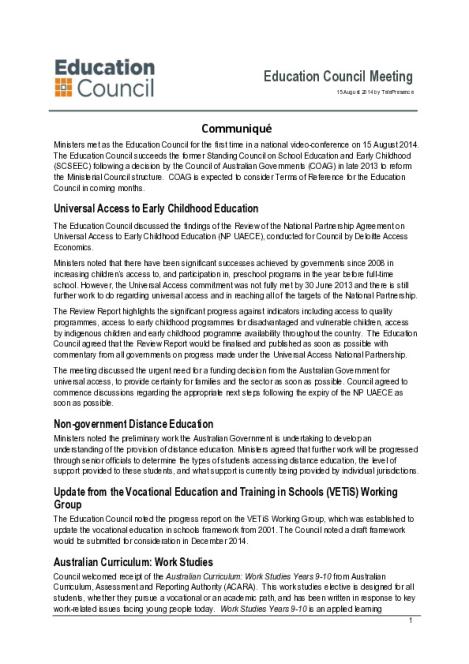 Education Council 15 August 2014 Communique.pdf