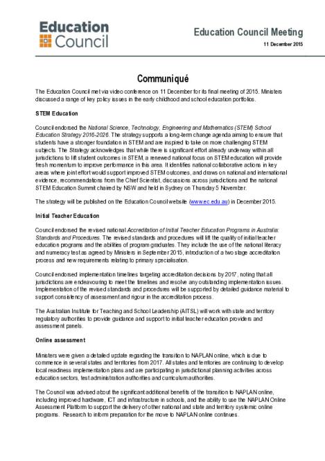 Education Council Communique - 11 December 2015.pdf