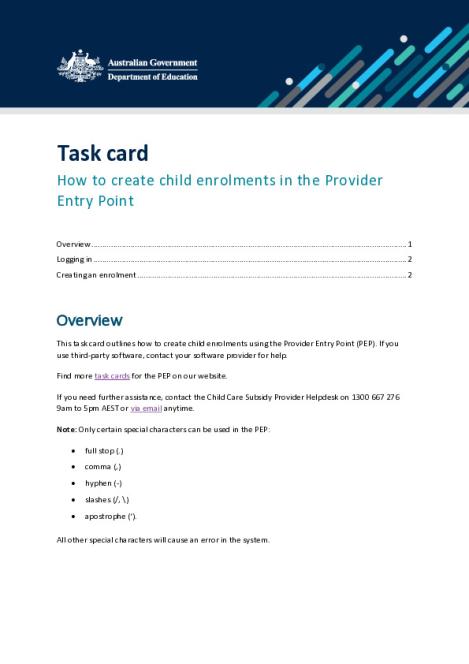 How to create enrolments in the Provider Entry Point.pdf