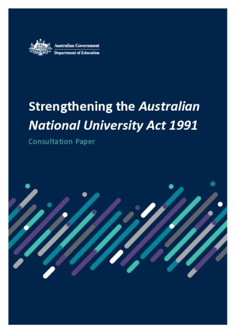 Strengthening the ANU Act - Consultation Paper.pdf